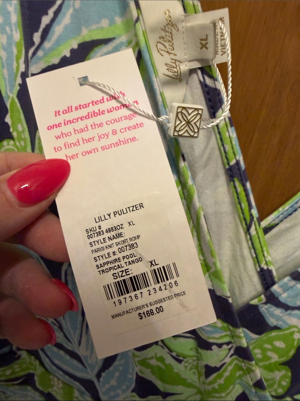 Lilly Pulitzer Skort sz XL NWT - Picture 3 of 5